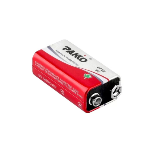 [PAKKO] Bateria de 9v , no recargable
