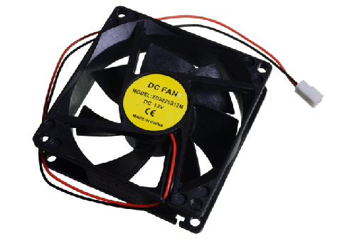 [XD8025S12H] Ventilador de 12 Voltios 0.20 Amperios DC de 8x8cm x 2.5cm