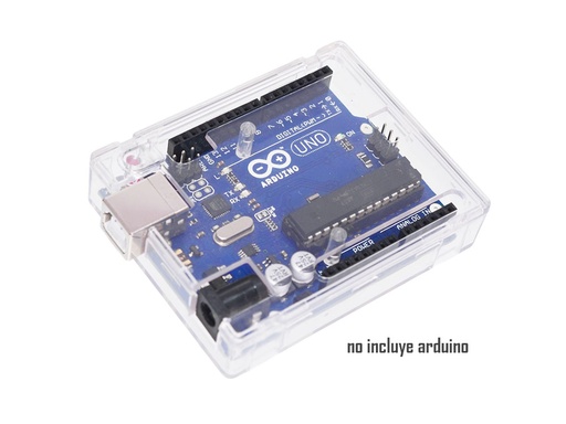 [ABUR3A] Carcasa de Plastico ABS Transtarente Protector de Placa Arduino UNO R3, Caja case
