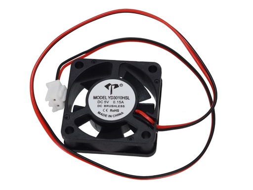 [YD3010HSL] Ventilador Pequeño de 3x3x1cm 5Voltios 0.15A DC Cooler con conector JST 2.54mm