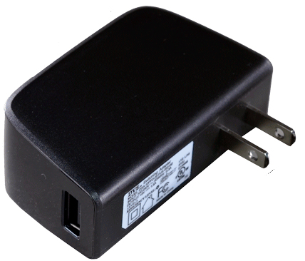 [DSA-10PFD] Adaptador 5V 1.5A salida USB, con cable usb a plug