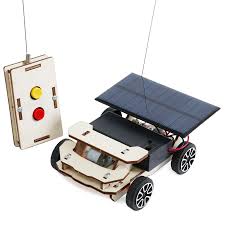 [KZY-1234-110] Carro Solar con control remoto para armar DIY MDF