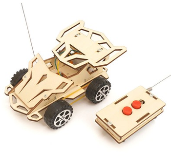 [kit-c-20a] Kit carrito inalambrico, traccion en las cuatro ruedas con control remoto para armar