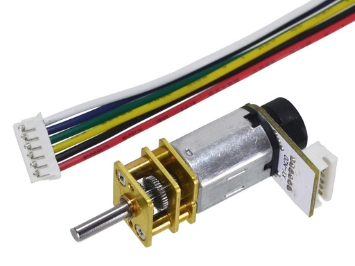 [GA12-500] GA12-500 Micro Motor de CC N20 con Engranajes de 500RPM