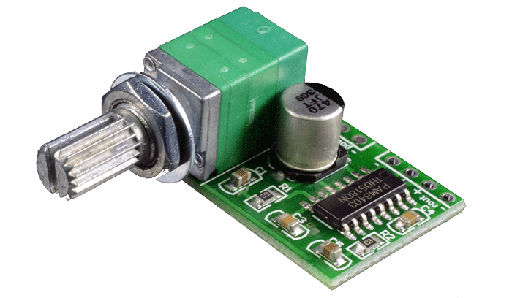 [PAM8403-VC] *PAM8403-VC Amplificador 3W+3W Stereo, 5VDC con control de volumen GF1002