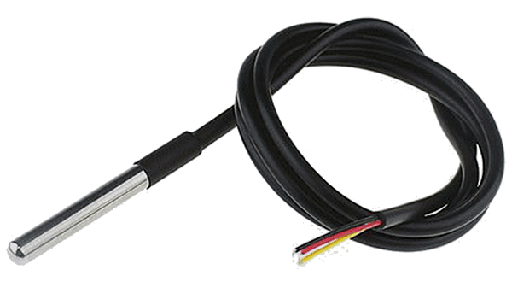 [DS18B20-Cable] Sensor de Temperatura Digital DS18B20 a prueba de agua -55°C a 125°C