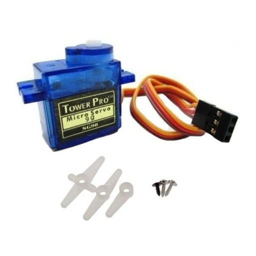 [SG90 P] SG90A 180° Servo Micro 9gr, Servomotor TS90A de 1.6Kg 5Voltios 180 Grados, engranajes de plastico