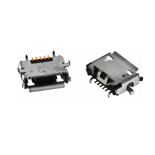 [USB5-UPCB] Conector micro USB V8 SMD para impreso (USB5-UPCB)