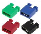 [JUS-100] Jumper hembra de colores Pitch: 2.54mm (JUS-100)