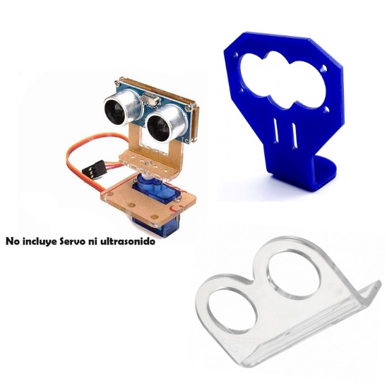 Bracket soporte para sensor de ultrasonido azul