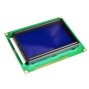 [12864W] Modulo de Display LCD Azul con Backlight de 128x64 Puntos con Driver ST7920 para Arduino