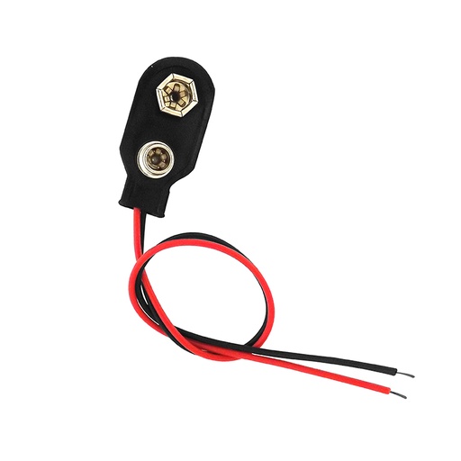 [NB-2A] .Broche de Conexion para Bateria de 9 voltios con cable 10cm (NB-2A)