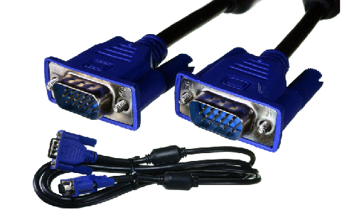 [TY2818-5M] .Cable VGA 15 pin azul/negro de 5m original (TY2818-5M)
