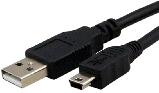 [USB-5Mini] Cable mini USB a USB A de 1.80 metros (USB-Mini)
