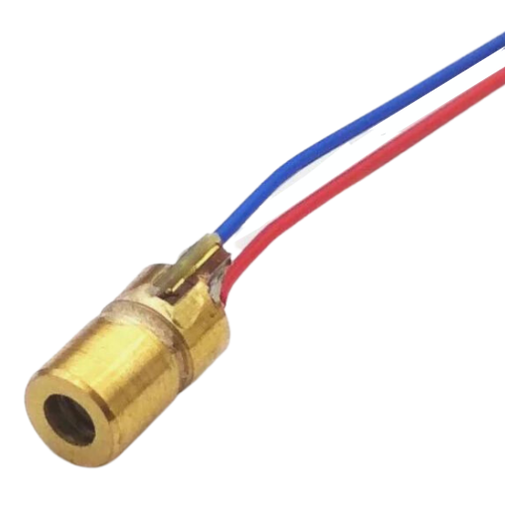 [LL3RCLDRV] .LED Laser rojo con base 3-5 Voltios 20mA (LL3RCLDRV)