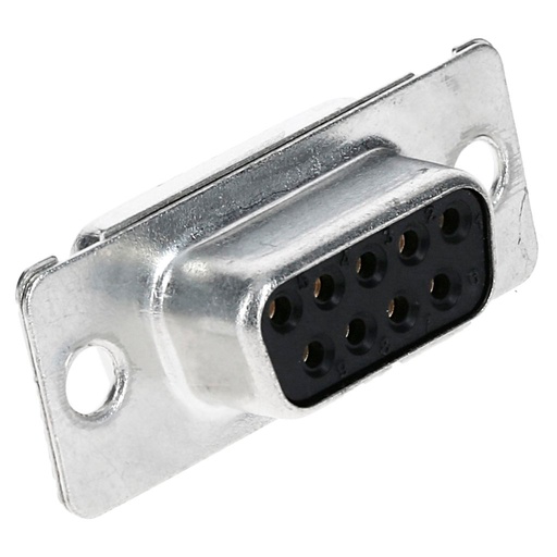 [DB9J] Conector hembra de 9 pines de 2 filas, terminal para puerto serial (DB9J)