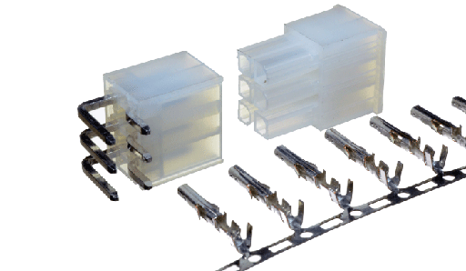[5557-5569-6P] *Set de Conector de 6 Pines Pitch: 4.2mm en Angulo Recto - Terminal de Conexion Macho y Hembra