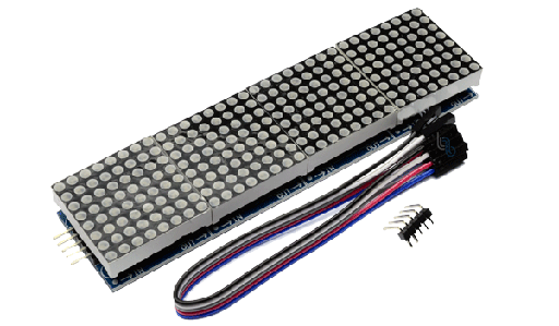 [MAX7219-PCBX4] .MAX7219-PCBX4 Driver de leds con display de 256 leds