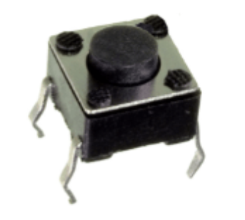 [T-6X6-5H] *Tact switch de 4 pines 6x6 5mm (T-6X6-5H)