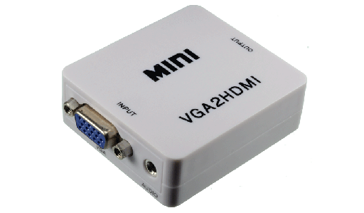 [VGA2HDMI] .Conversor de video VGA a HDMI mini con audio (VGA2HDMI)