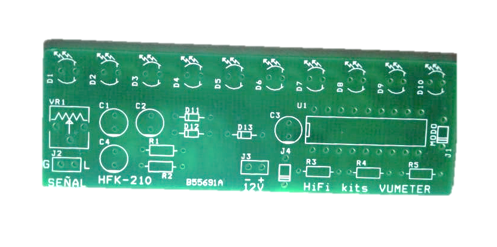 [HFK-210 IMP] Circuito Impreso VU METER (HFK-210 IMP)
